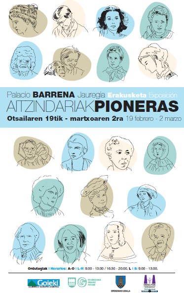 BARRENA ACOGE LA EXPOSICIÓN AITZINDARIAK-PIONERAS