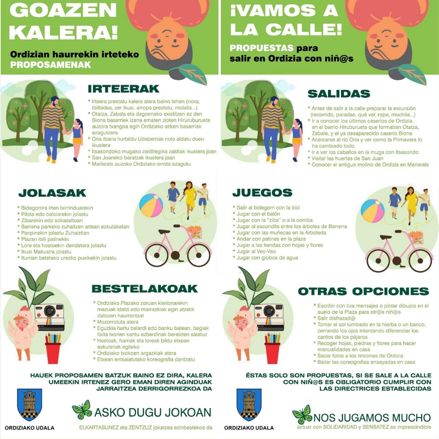 Haurrak kalera