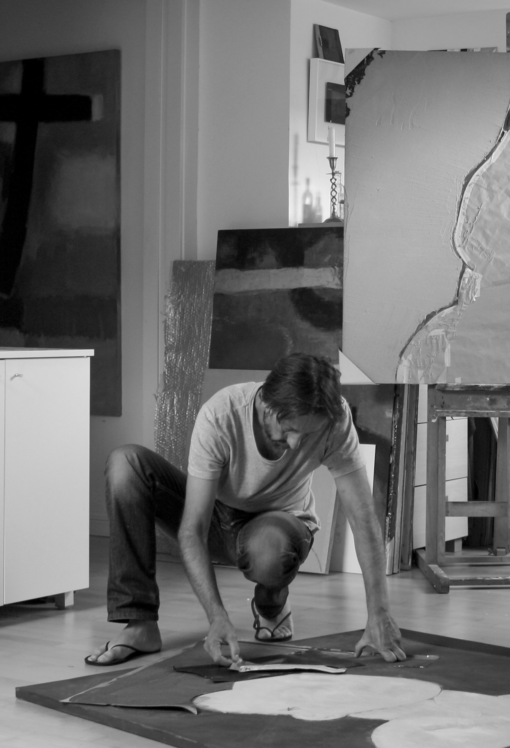 Frédéric Gutiérrez Barde artistaren pinturak ikusgai