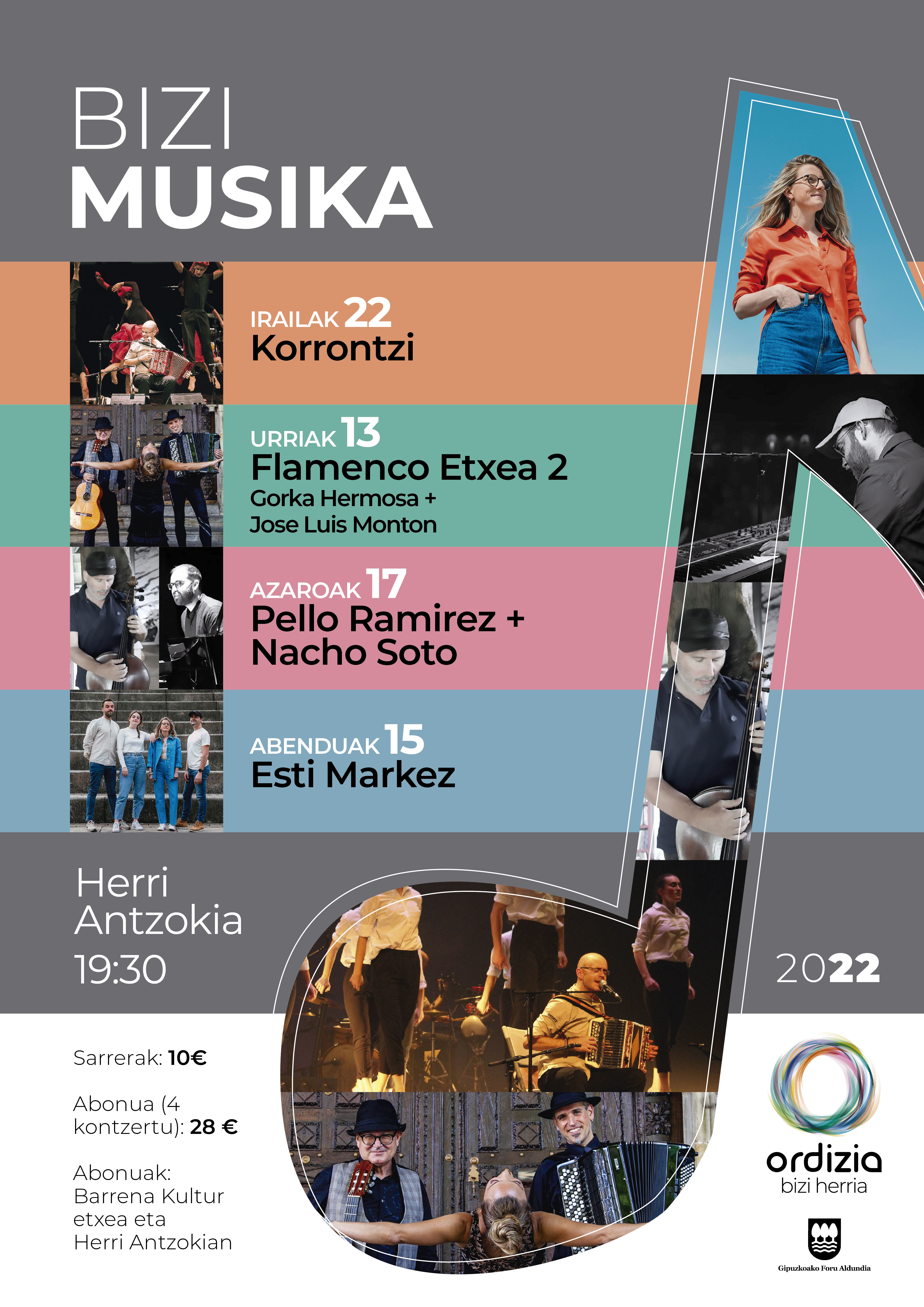 Este jueves comienza el ciclo Bizi Musika