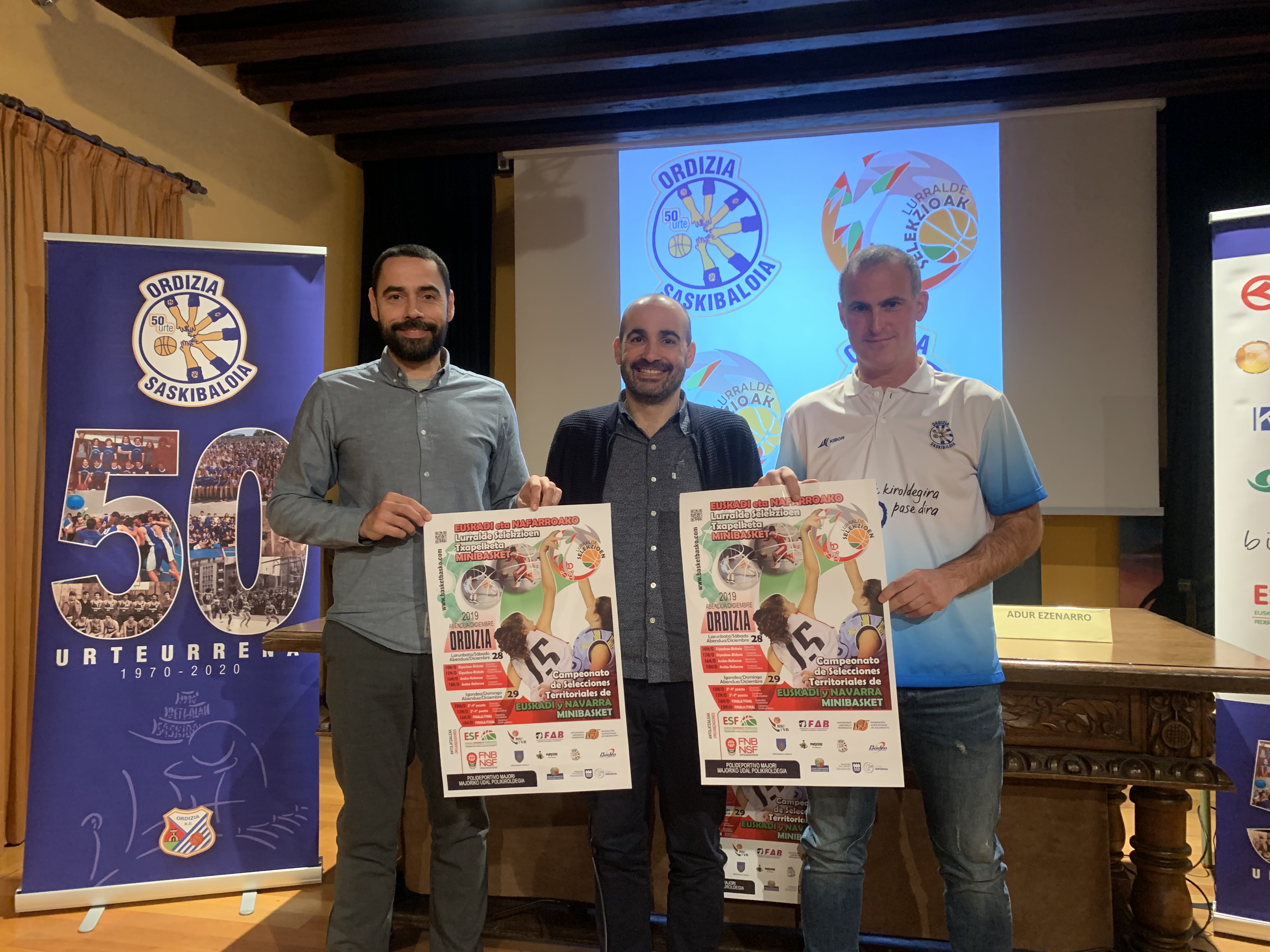 Ordizia. Saskibaloia. 50 urte. txapelketa
