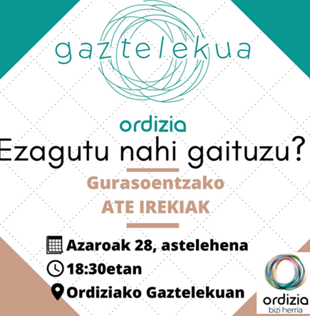 Puertas abiertas del Gazteleku de Ordizia