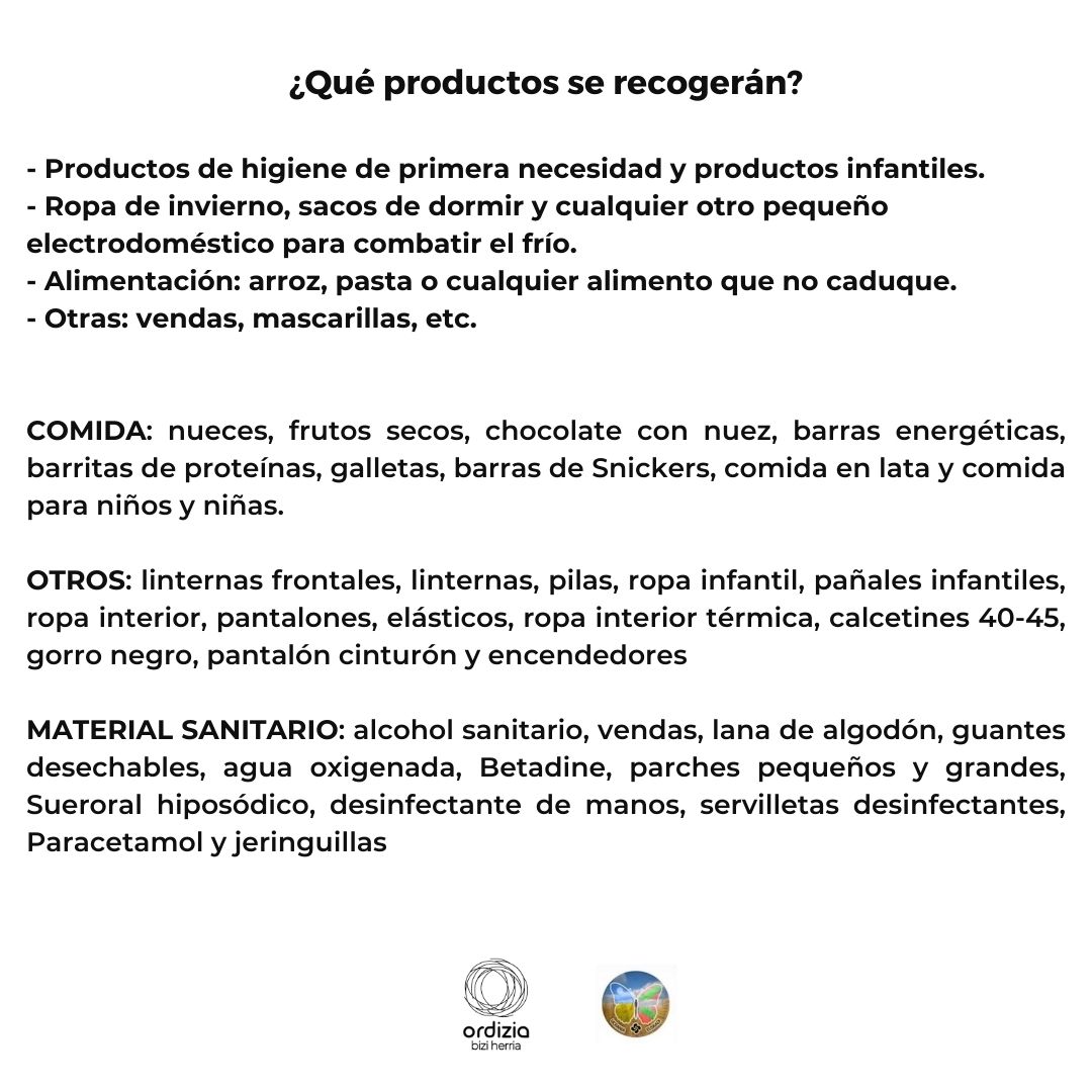 Recogida de alimentos